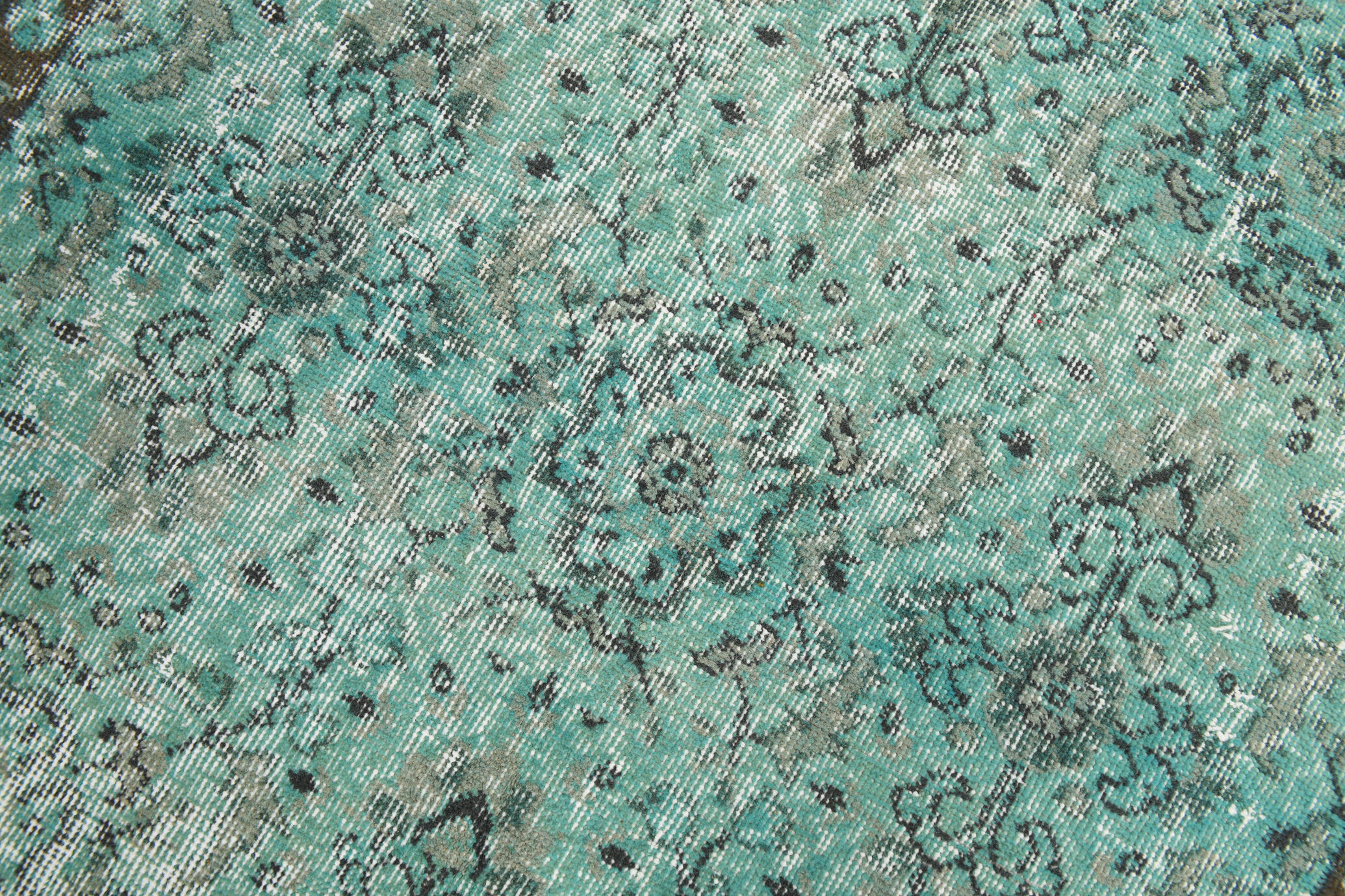 5x7 Handknotted Wool Floral Vintage Tapis Rugs 227x145Cm