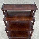 Rosewood veneer shelf