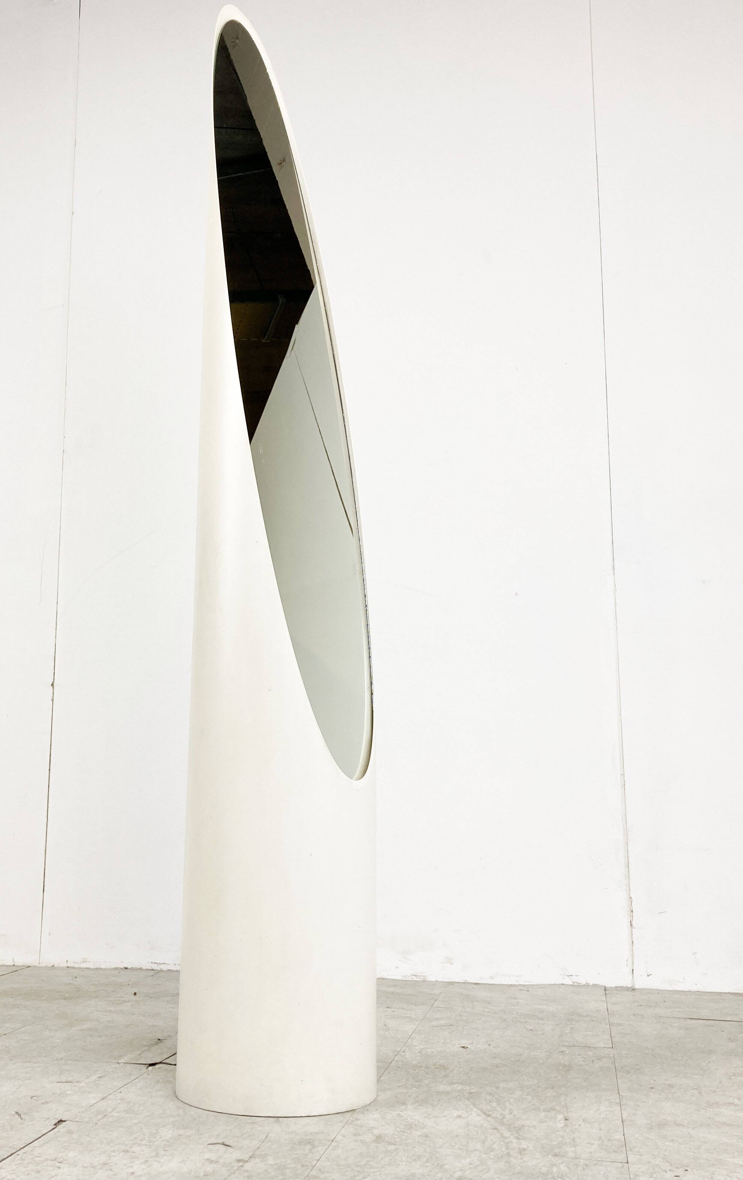 Unghia mirror by Rodolfo Bonetto, Italy 1970s