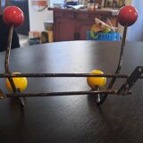 Wall coat rack 2 ball hooks