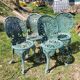 Garden chairs cast aluminum