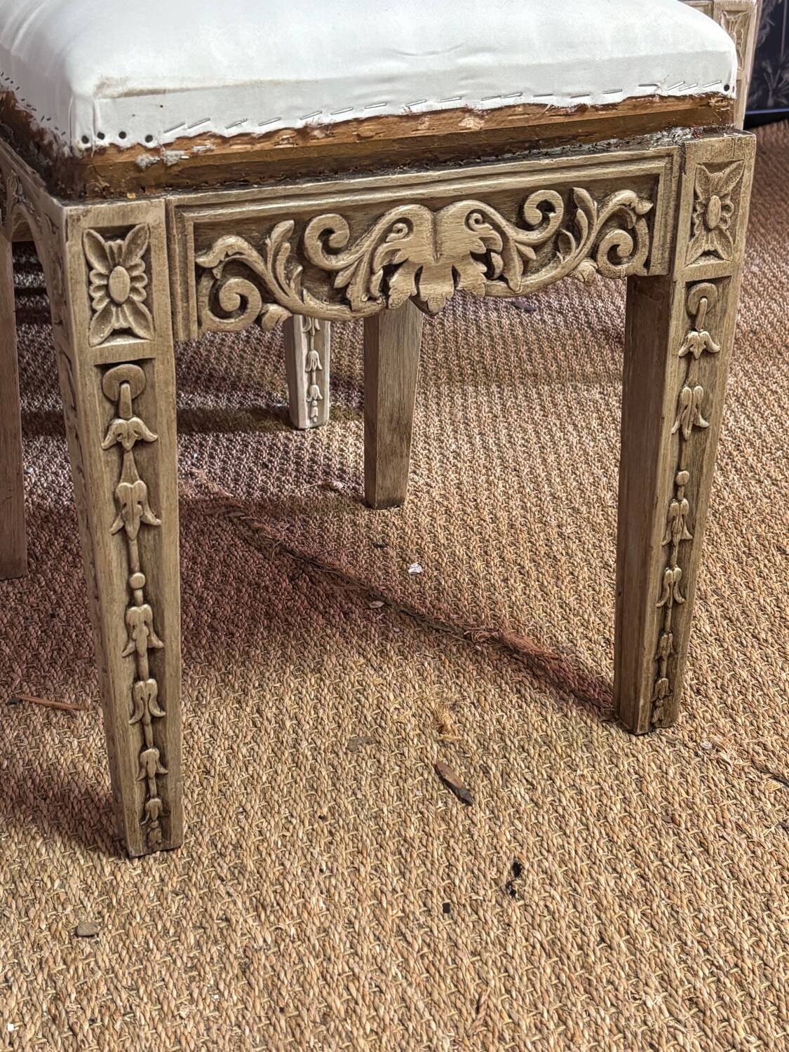 Set of 8 Louis XVI style chairs, late 19th century