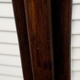 Free-standing rattan coat rack