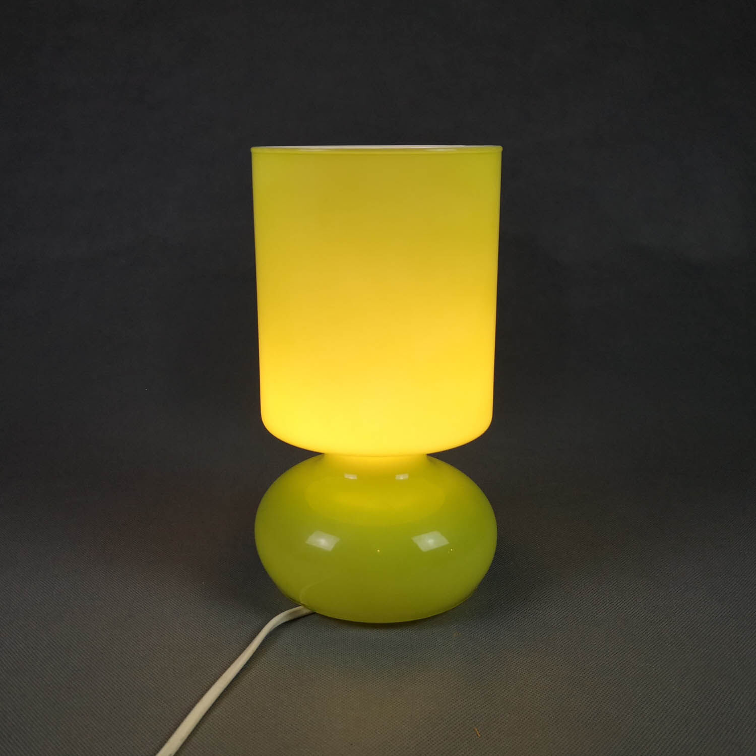 Lykta green anise Vintage lamp Ikea opaline - vintage luminaire