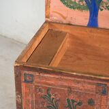 Ancienne malle avec motifs floraux (c.1920) #24