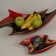 Fruit cups Verceram, Montreuil 1950s
