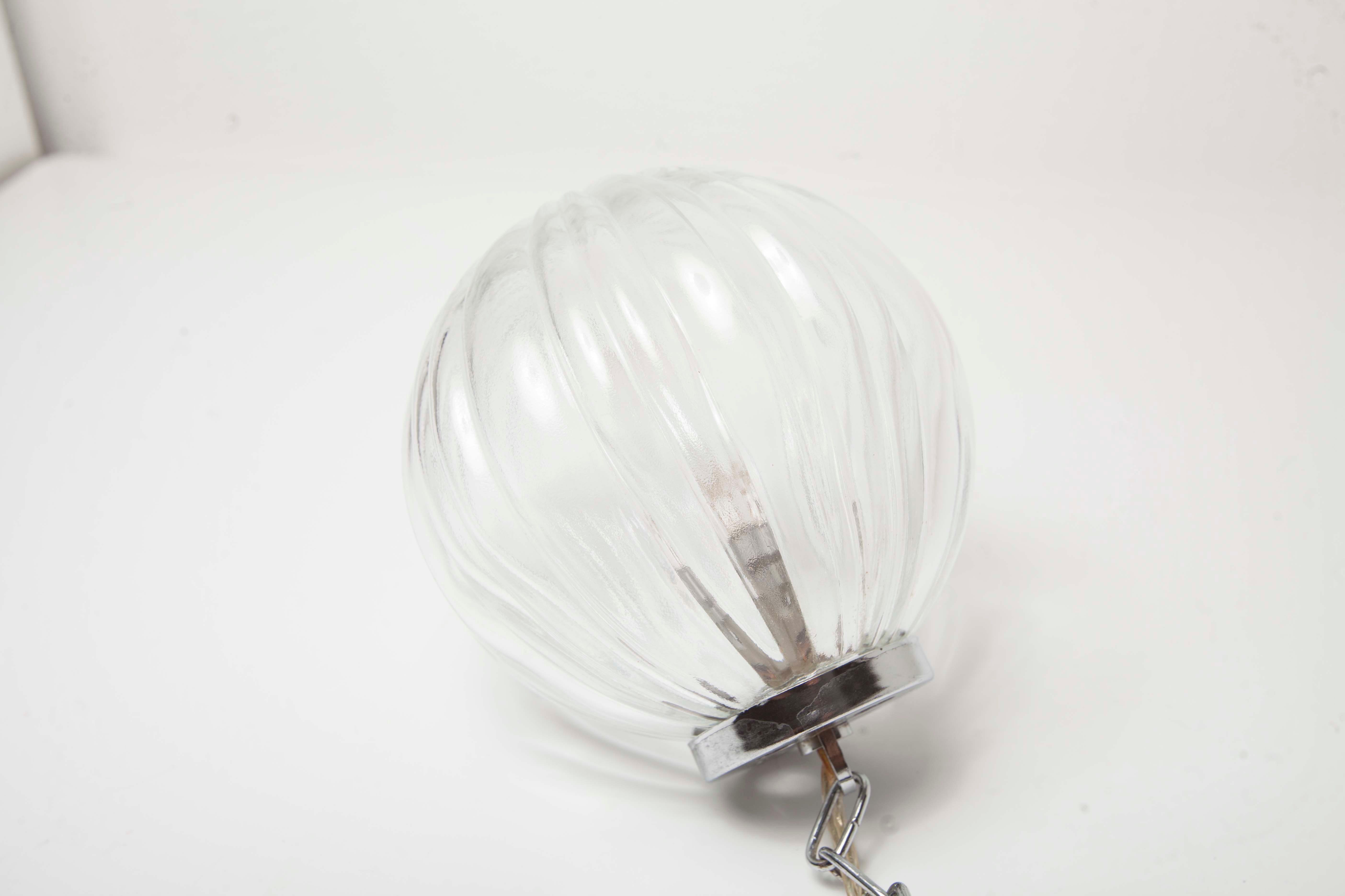 Ball suspension with chrome chain, 1960