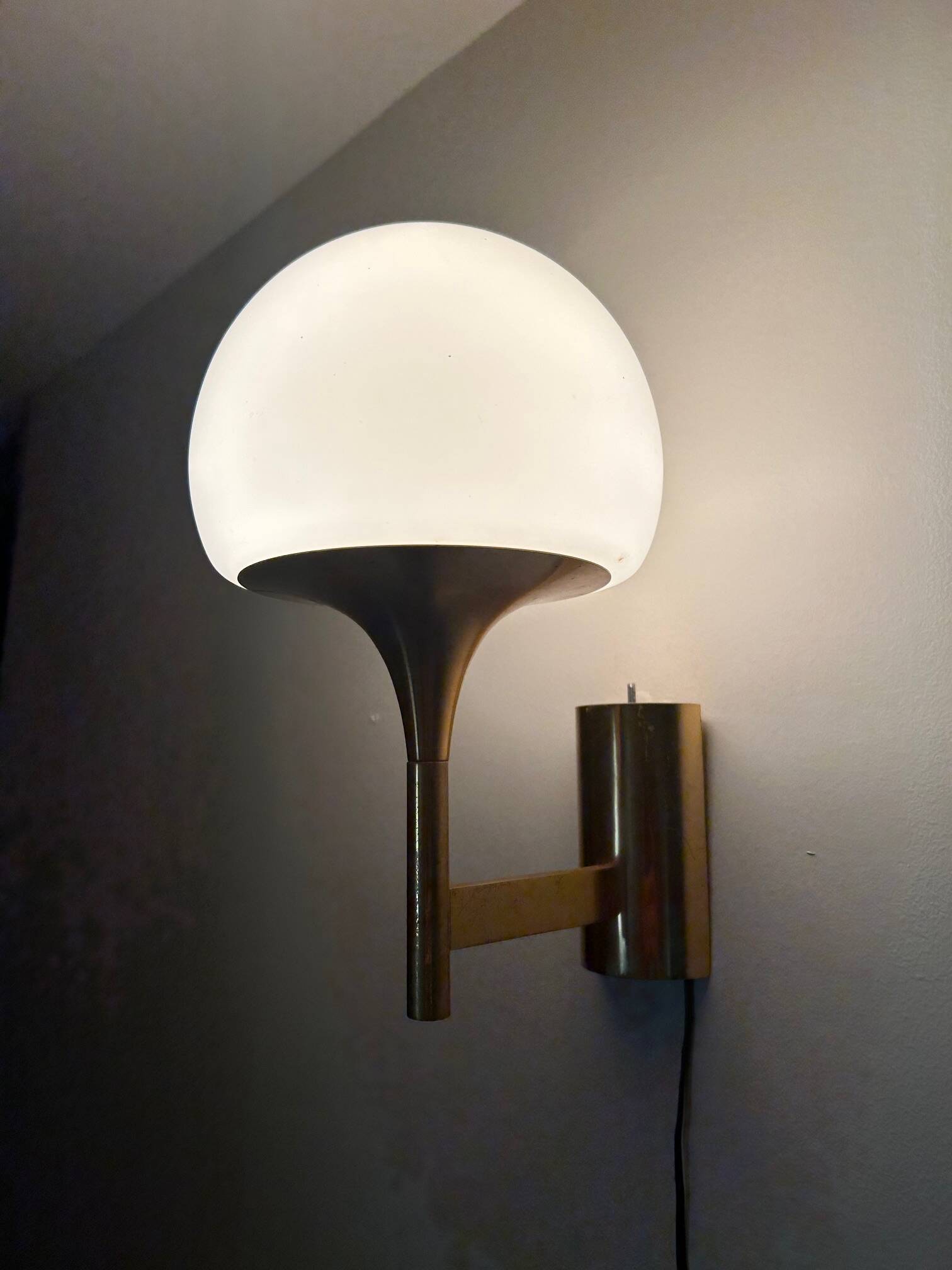 Brass wall lamp Sciolari