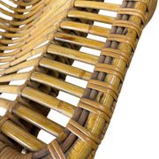 Fauteuil vintage en rotin / fauteuil une place / chaise lounge