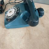 vintage blue telephone socotel