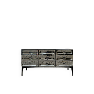 Commode space age Chromée