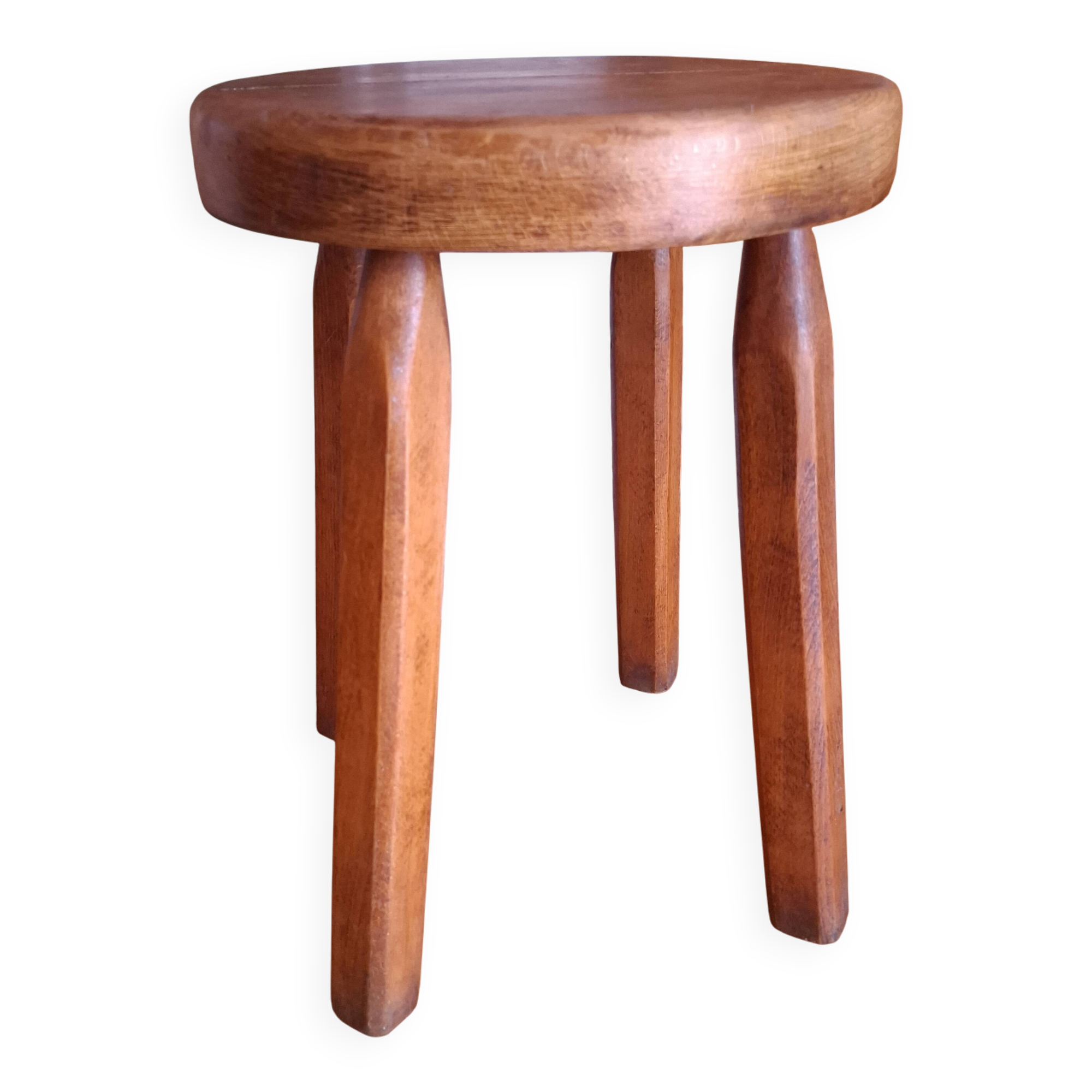 French work stool, pencil legs