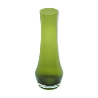 Riihimen Lasi Green Vase