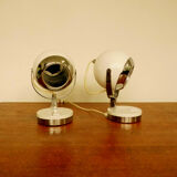 Pair of lamps Eyeball years 70
