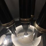 Pair of Art Deco "Sputnik Ball" Lamps in the Jacques Adnet style, circa 1930/4