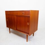 Scandinavian cabinet with sliding doors, 1960s