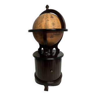 bar cabinet, globe.