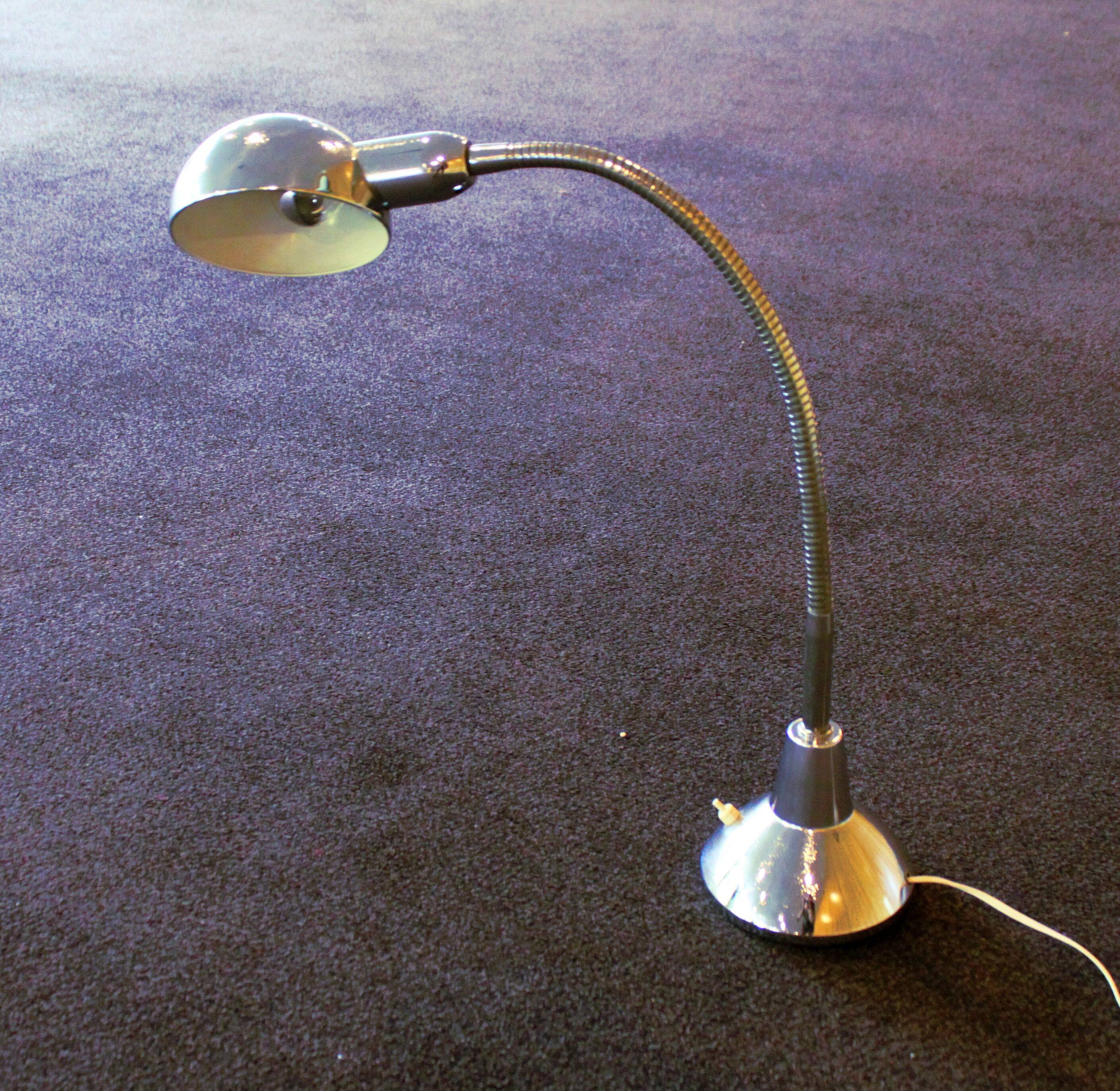 Chrome desk lamp, 50s.