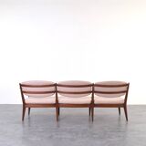 Canapé en teck norvégien par Fredrik A. Kayser et Adolf Relling pour Arnestad Bruk