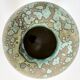 Glazed ceramic art vase with standing ceramic ring by Hanne Wydra-Jantz, Germany 1980
