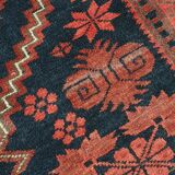 Tapis ancien noué main en laine