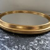 Oval Gold Mirror 1960 31x39cm