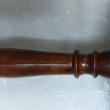 Pedestal table in solid wood walnut