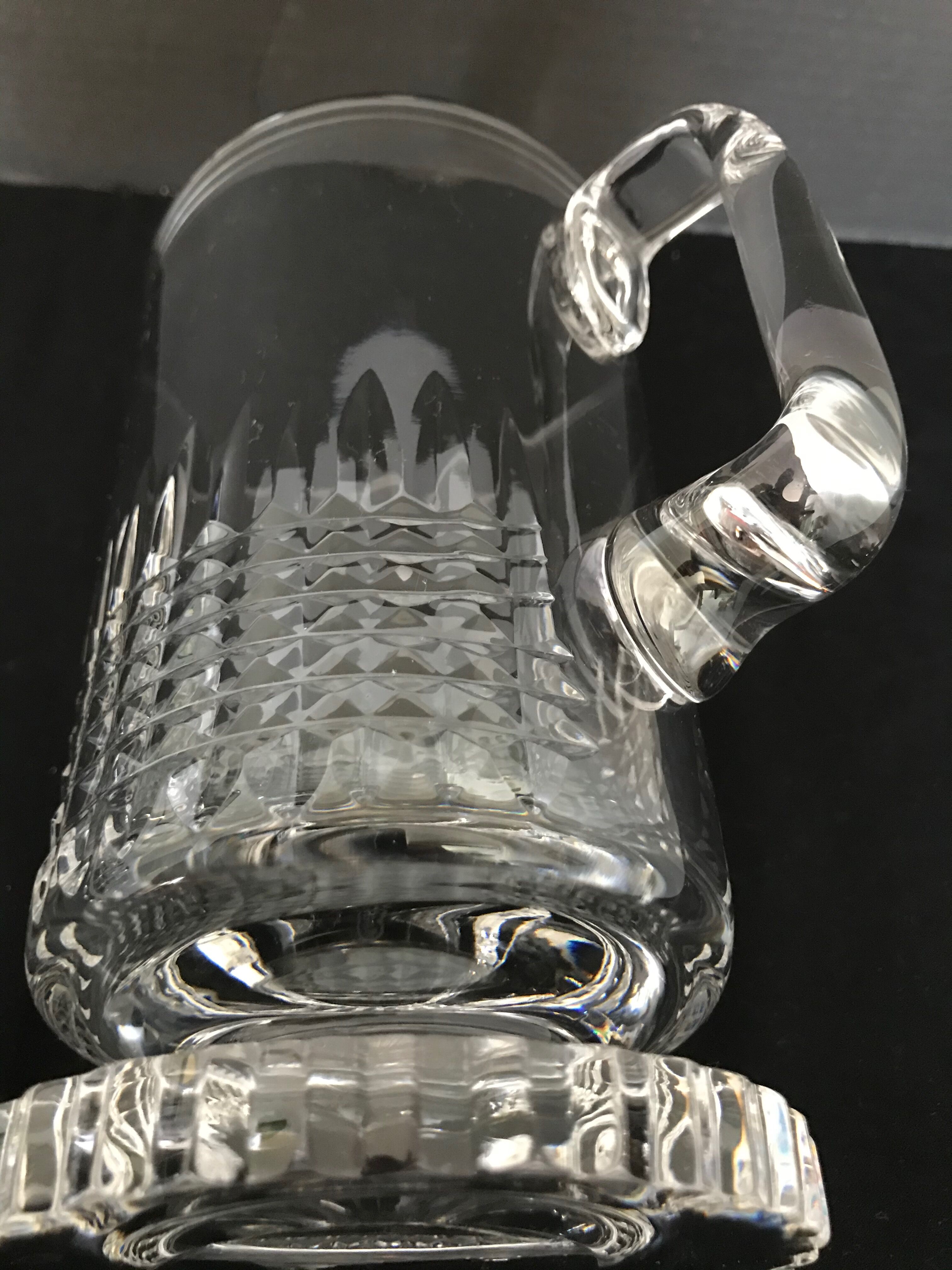 Pichet - cristal soufflé et taillé cristallerie Wadgassen Villeroy&Boch