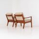 Pair of “Senator” easy chairs by Ole Wanscher for France & Son