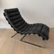 Chaise longue mid century Flamant de style Bauhaus