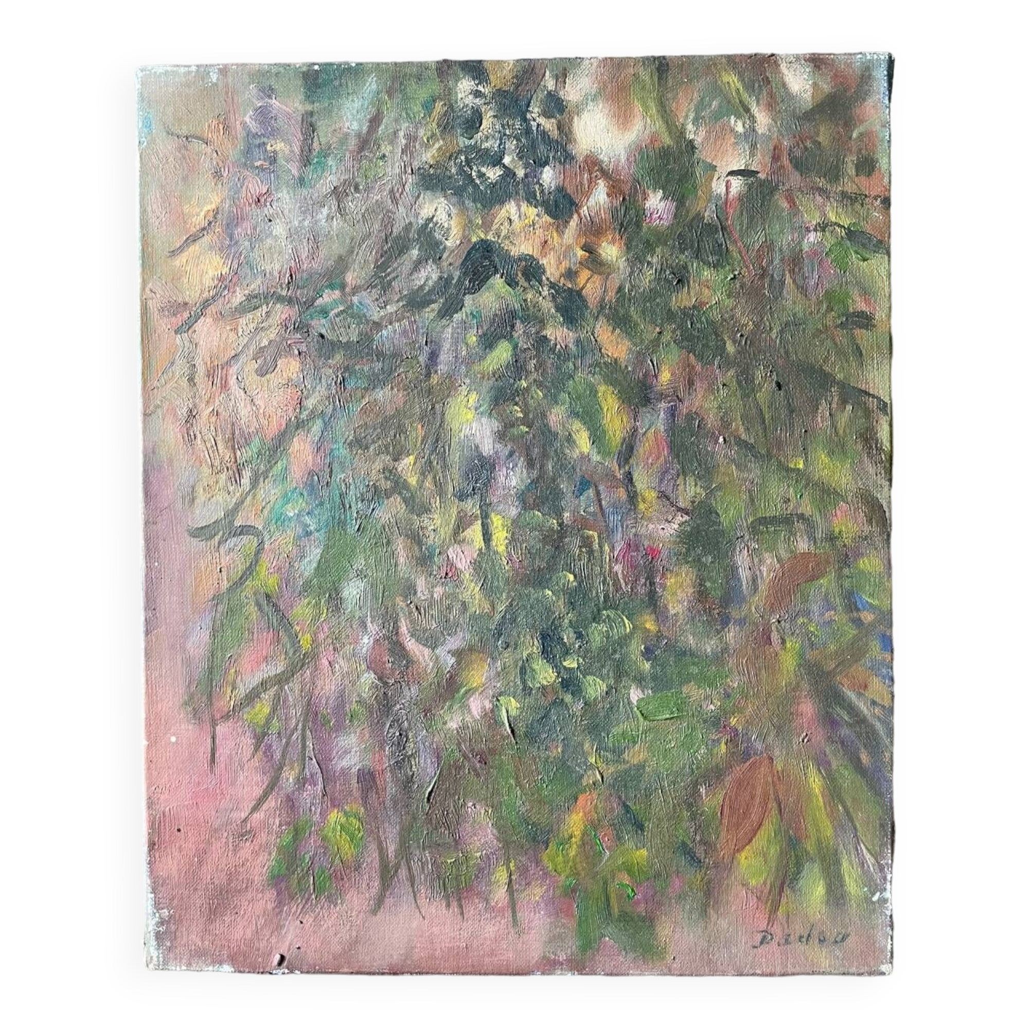 Vintage tree study table from the 70s