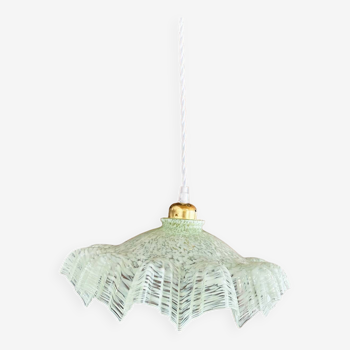 Vintage opaline pendant light