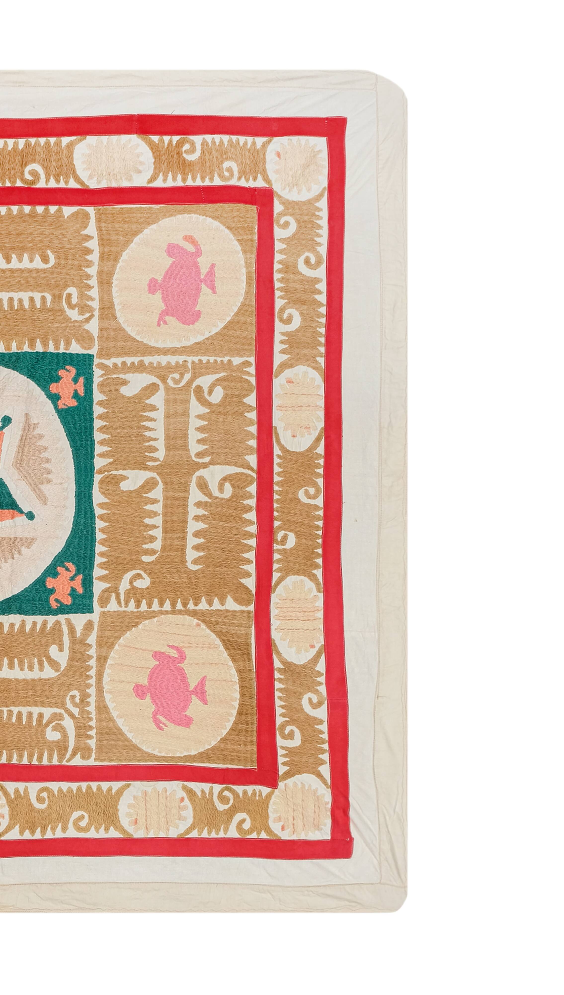 Tapis noué à la main, tapis turc vintage 117x125 cm