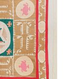 Hand knotted rug, vintage Turkish rug 117x125 cm