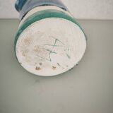 Blue ceramic jug