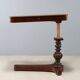 Antique Charles X bedside table in maple and mahogany, France, 19th century.
