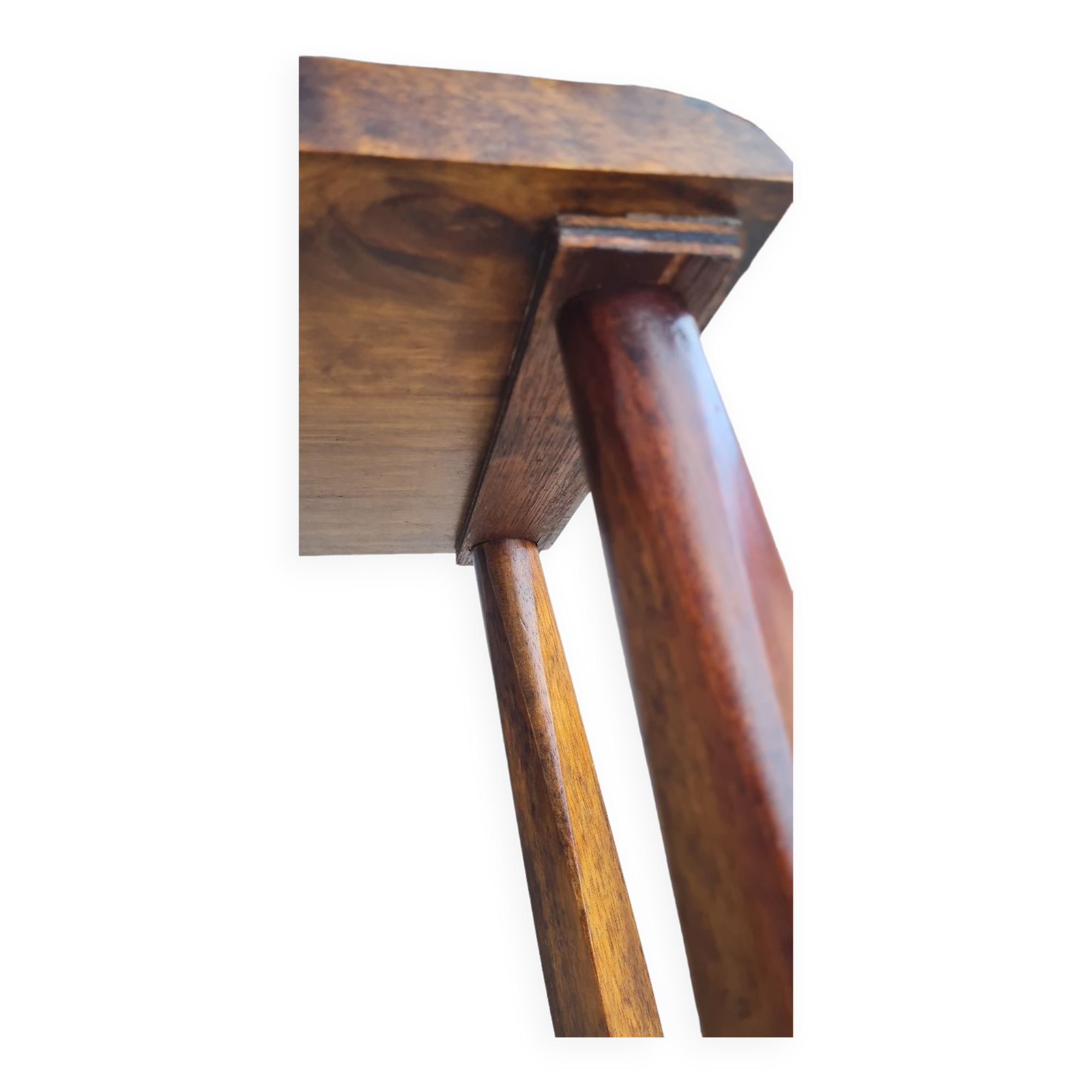 Elm milking stool