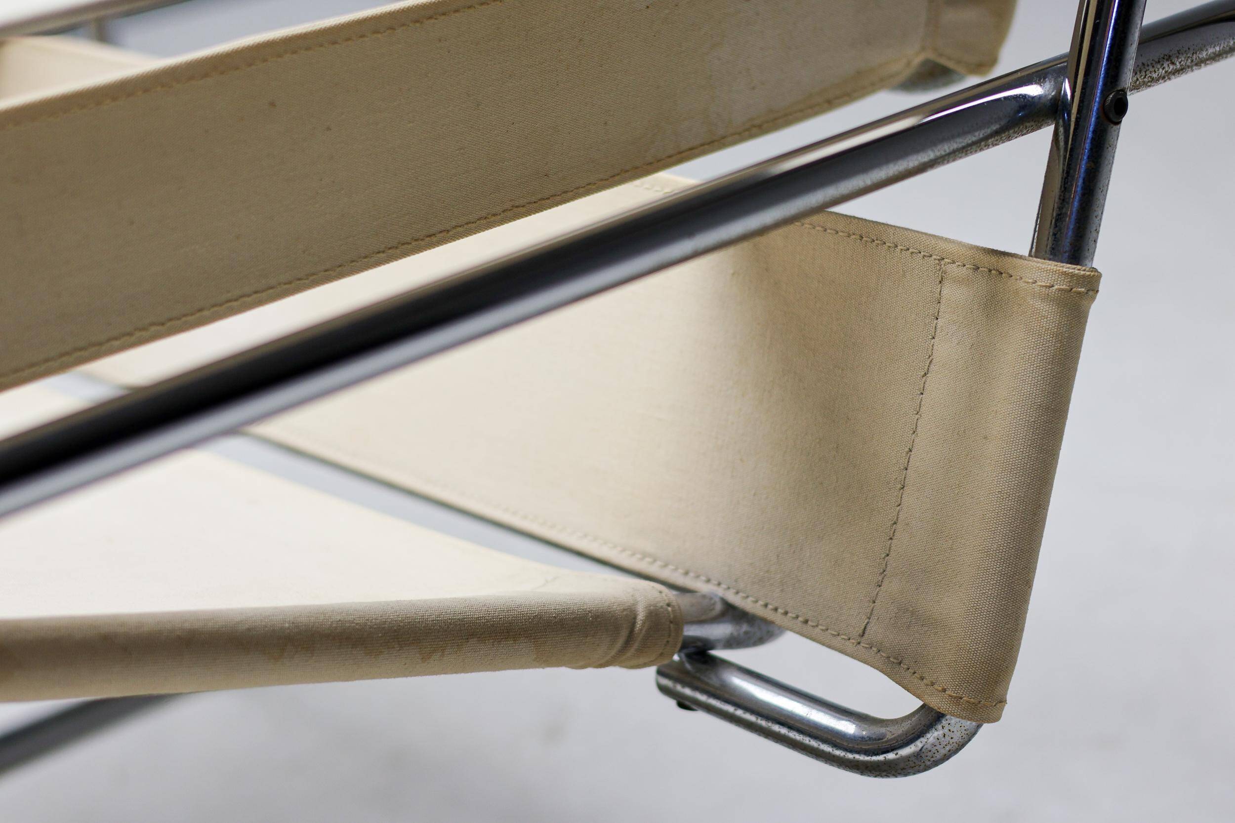 Fauteuil modèle B3 "Wassily" de Marcel Breuer, Gavina