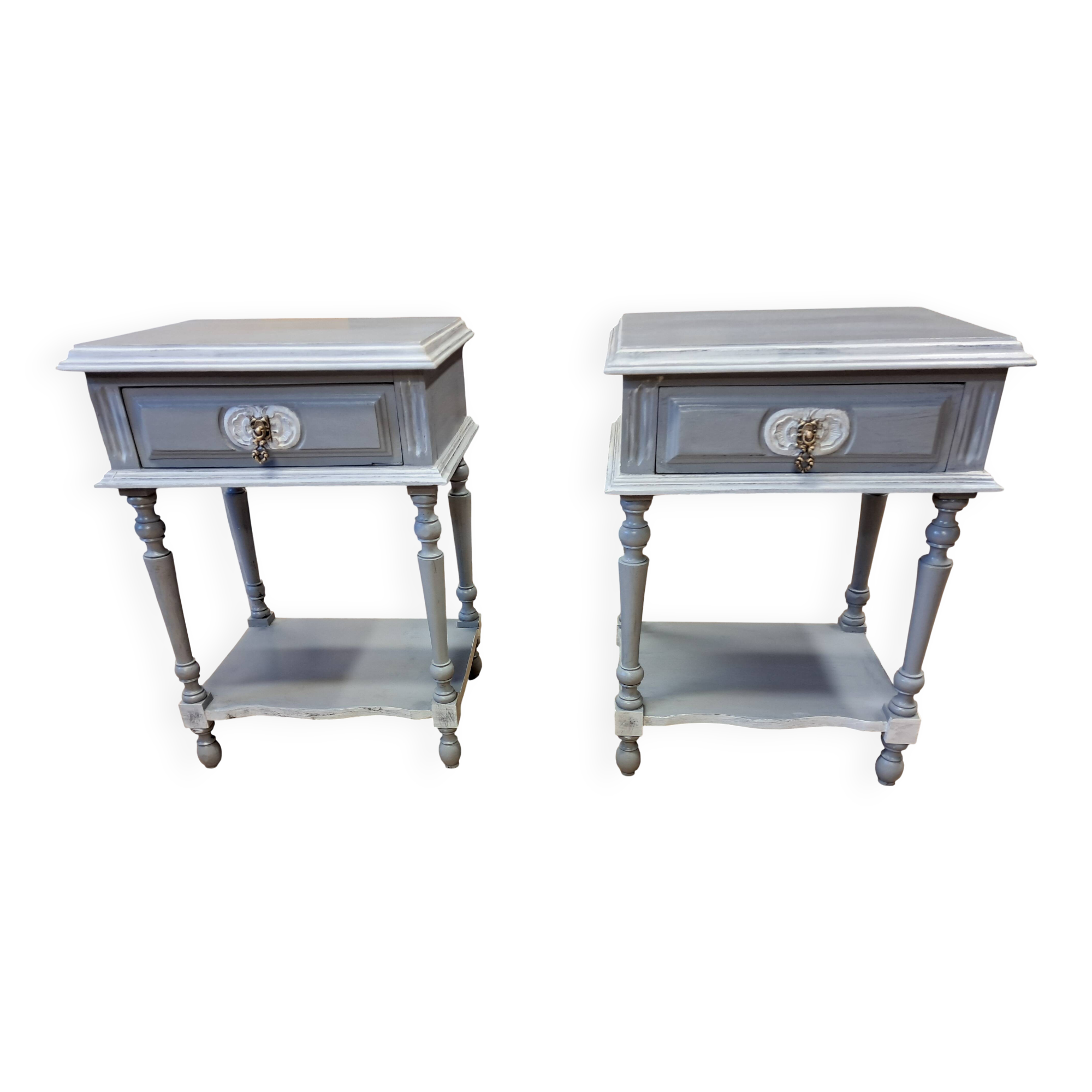 pair of bedside tables
