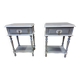 pair of bedside tables