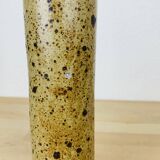 Vintage stoneware roll vase