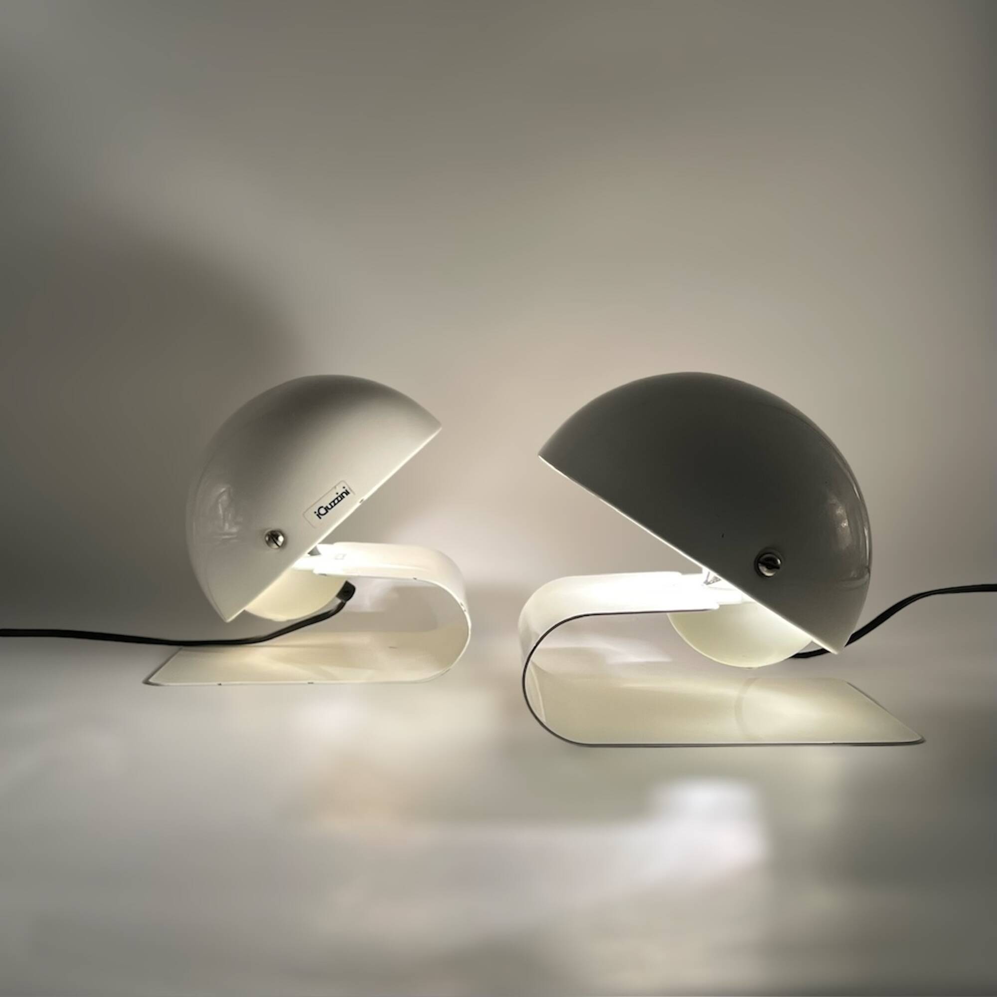 Rare Pair of Lamps 'Bugia' by Giuseppe Cormio for Harvey Guzzini, 1970s