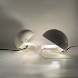 Rare Pair of Lamps 'Bugia' by Giuseppe Cormio for Harvey Guzzini, 1970s
