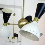 Lustre diabole noir et blanc