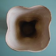 ceramic vase Vallauris fat lava vintage deco glazed ceramic vase 50s