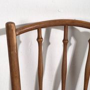 Pair of Thonet-style chairs in bent wood with turned spindles – Central Europe, circa 1920