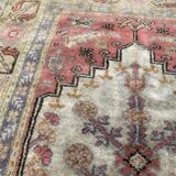 Vintage Turkish Kayseri carpet in silk and cotton 106x61 cm