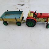 Tracteur et remorque métal à friction