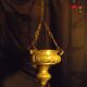Chandelier / sanctuary lamp / church pendant light / copper and bronze censer