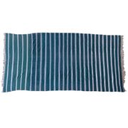 couverture berbère haik à rayure - 187 x 368 cm